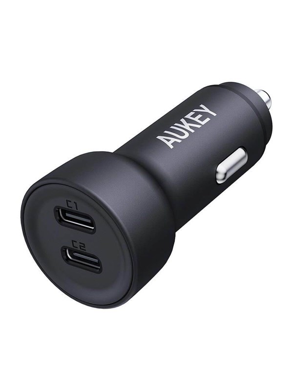 Aukey Car Charger CC-Y23 2xUSB-C 65W (black)