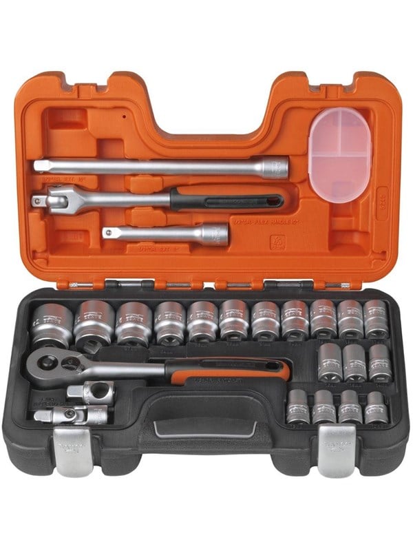 BAHCO topnøglesæt 1/2 24 dele 10-32mm