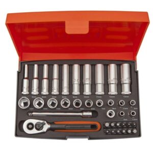 BAHCO topnøglesæt mini 1/4 37 dele 4-13mm