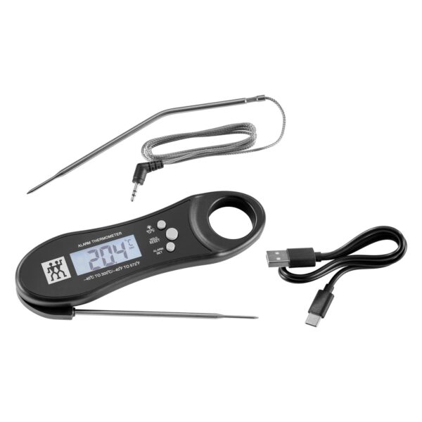 BBQ+ digitalt termometer, sort