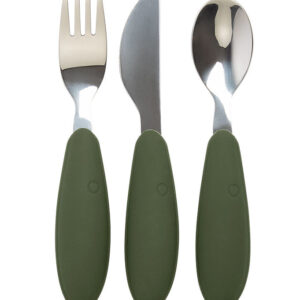 BIBS Børnebestik - 3-Pak - Hunter Green
