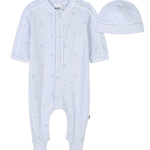 BOSS Gaveæske - Heldragt/Hue - Lyseblå m. Logoer