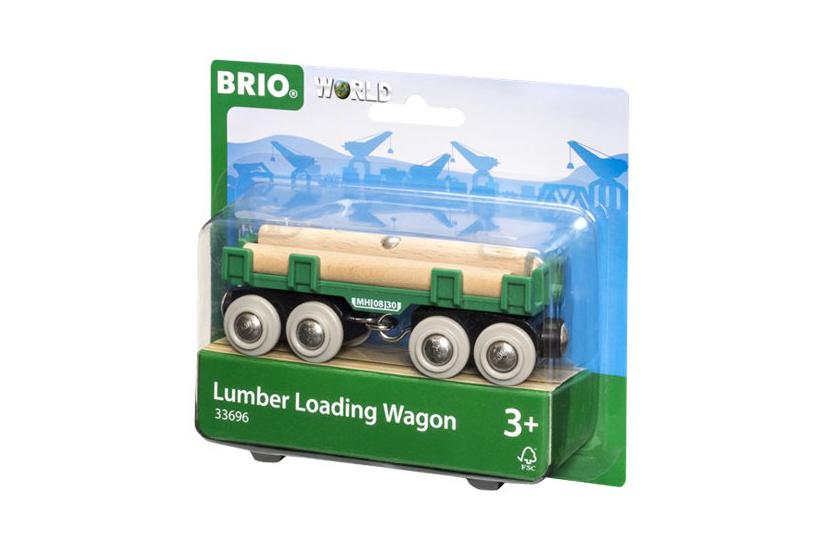 BRIO World - Lumber Loading Wagon