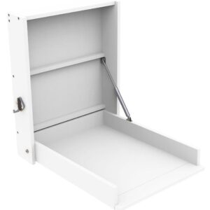 BabyDan Vægophængt Puslebord - 58x75x75 cm - Hvid