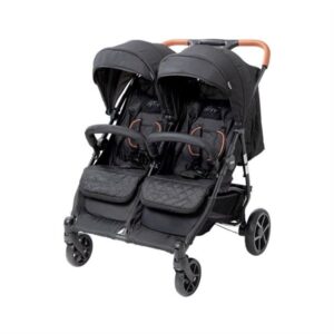 Babytrold OS2 tvillingeklapvogn - Sort