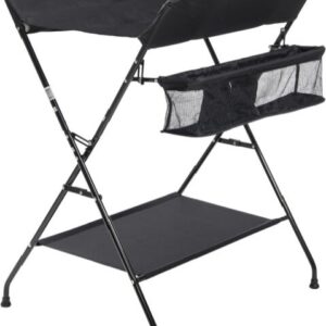 Babytrold - Sammenklappeligt Puslebord - Vera - Sort