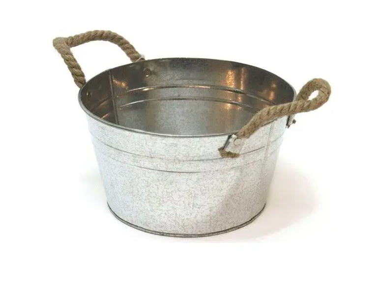 Balje metal m/reb 25x14. Tom, Design selv. Uden vores varer