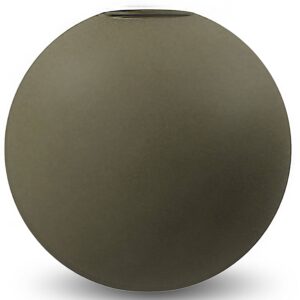 Ball vase, 10 cm, olive