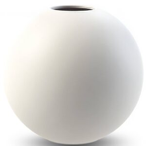 Ball vase, 10 cm, white