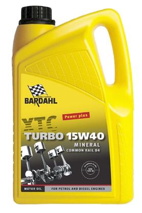 Bardahl Motorolie - XTC 15W/40 Turbo ( Mineralsk baseret ) 5 ltr