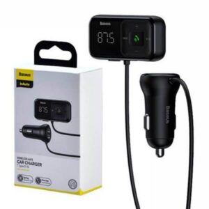 Baseus Car Bluetooth MP3 Player + Charger T Shaped S-16 Black OS