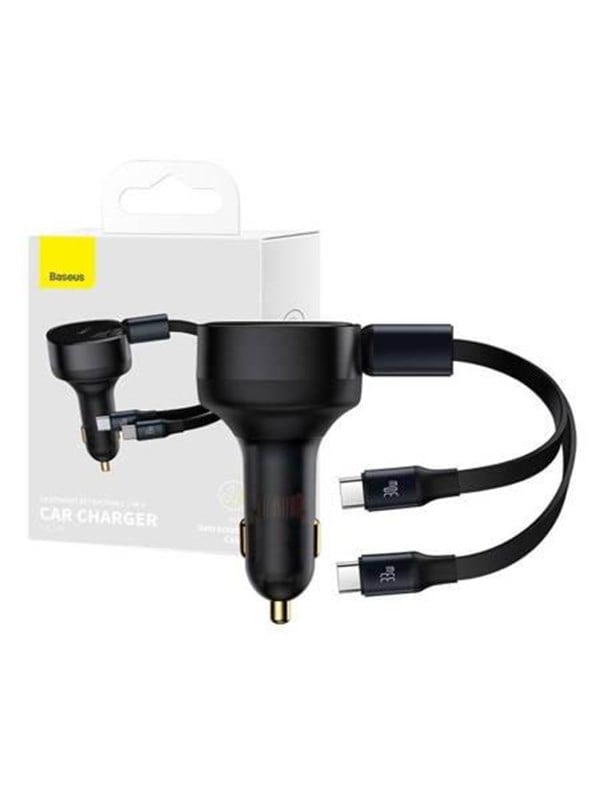 Baseus Car Charger Enjoyment with cable USB-C 33W (Black)
