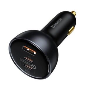 Baseus Car Charger Qualcomm USB 2x USB-C 160W (Grey)