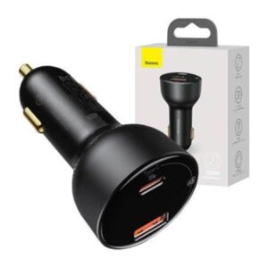 Baseus Car charger Superme USB USB-C 100W (black)