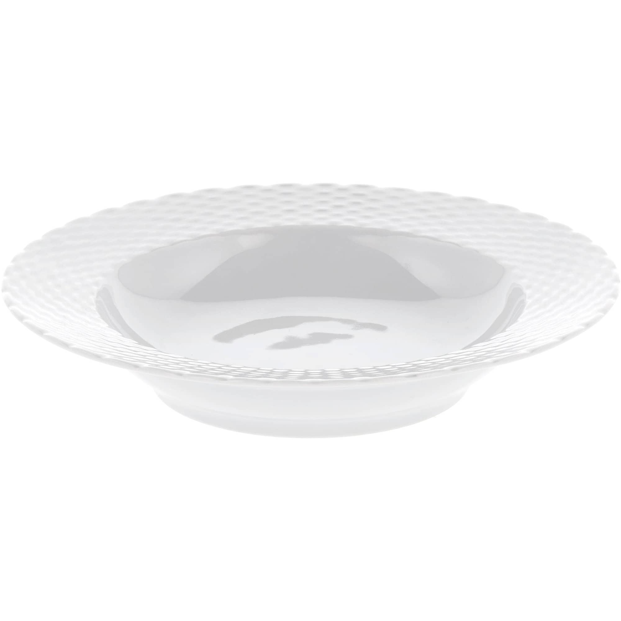 Basket dyb tallerken 23 cm, 60 cl, hvid