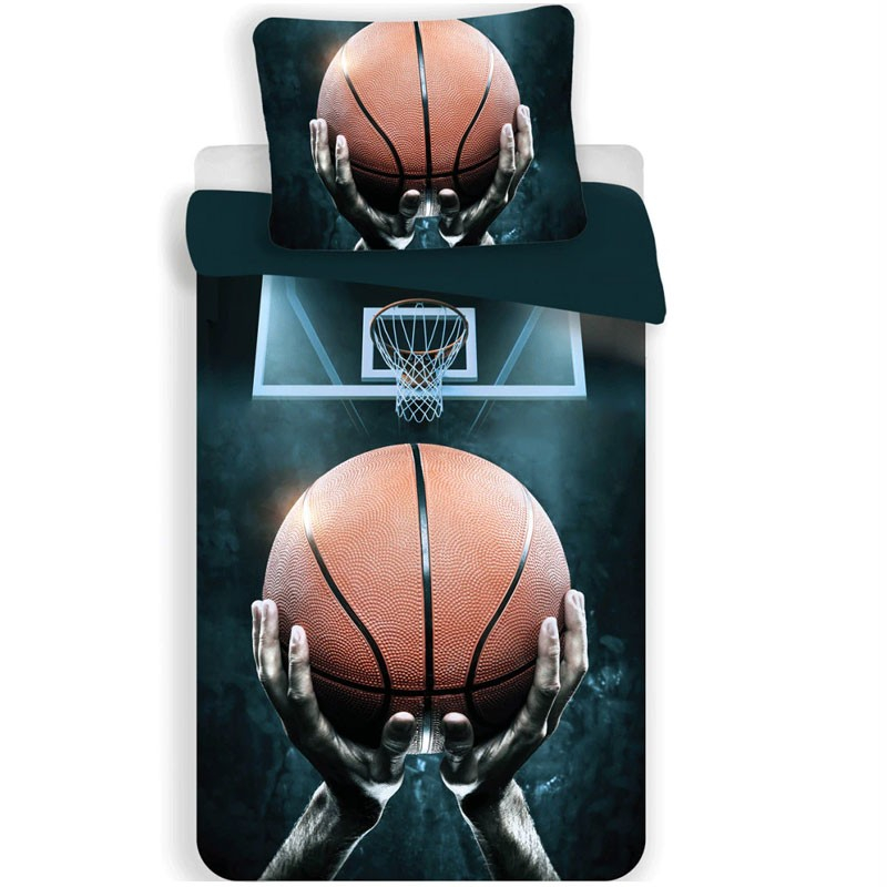 Basketball sengetøj - 140 x 200 cm