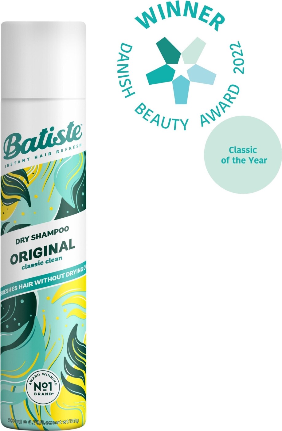 Batiste Tørshampoo - Clean & Classic Original 200 Ml