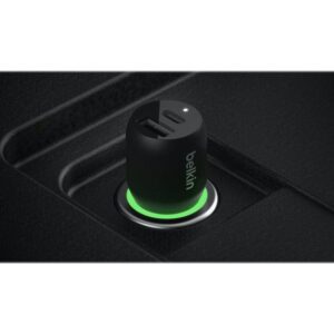 Belkin BOOST UP Dual Car Charger with PPS 37W bilstrømsadapter - USB, 24 pin USB-C - 37 Watt
