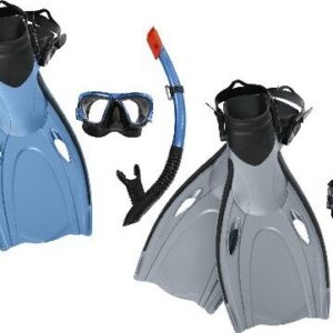 Bestway - Hydro-pro Snorkelsæt Og Svømmefødder - Str. 43-48 - Assorteret