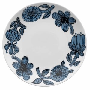 Blå Aster tallerken, 18 cm