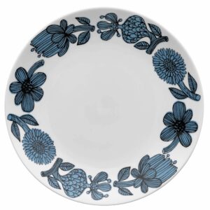 Blå Aster tallerken, 22 cm