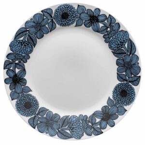Blå Aster tallerken, 28 cm