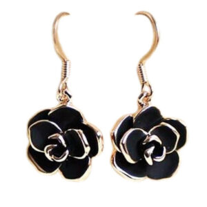 Black Rose øreringe