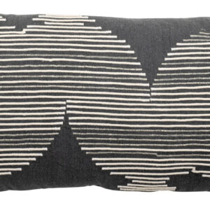 Bloomingville - Brechia Pude - Grå - Bomuld - 60x30 Cm