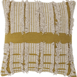 Bloomingville - Cea Pude - Gul - Bomuld - 45x45 Cm