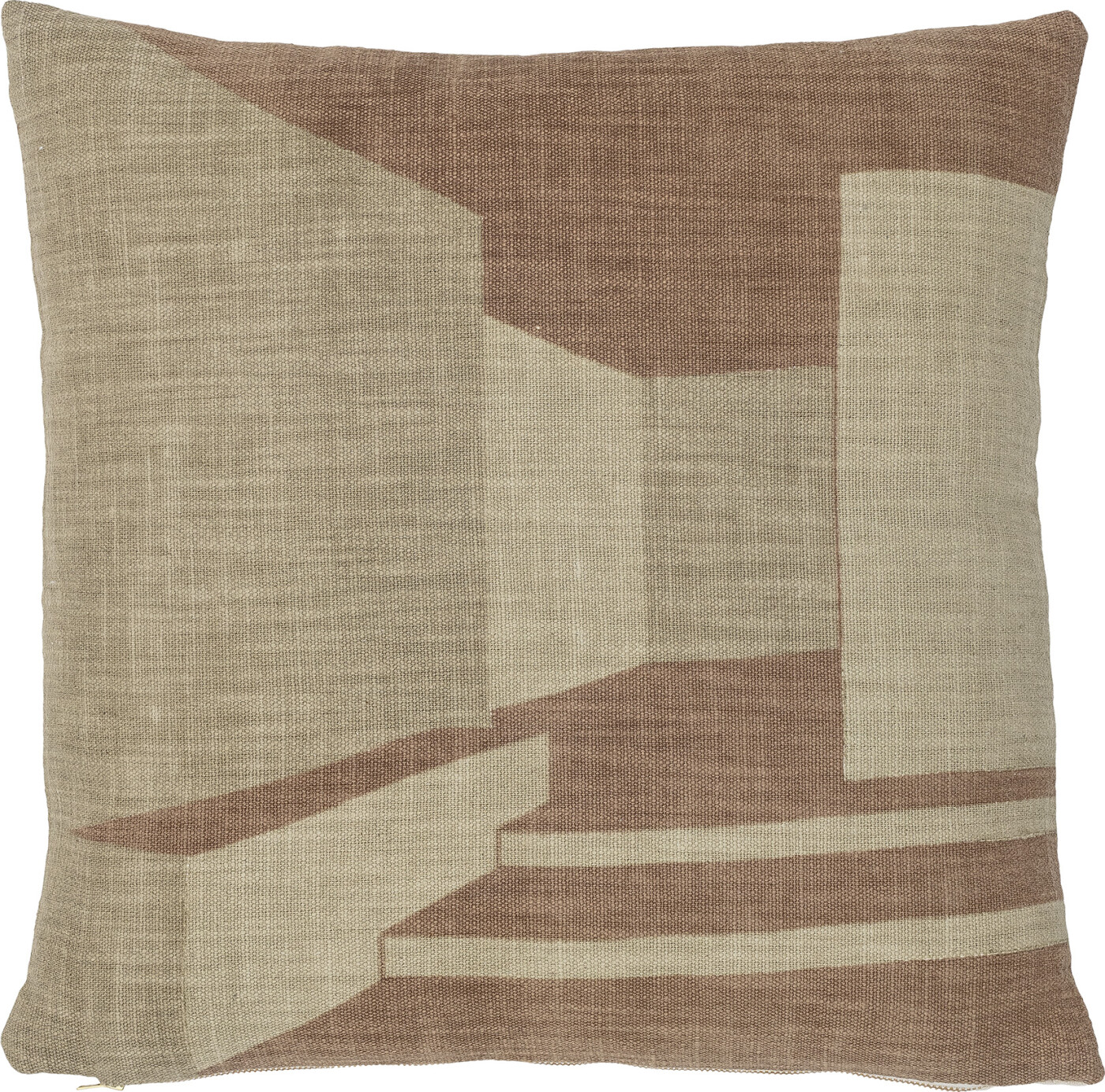 Bloomingville - Eta Pude - Brun - Bomuld - 45x45 Cm