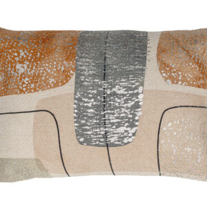 Bloomingville - Lanzo Pude - Orange - Bomuld - 50x35 Cm