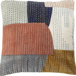 Bloomingville - Montanaro Pude - Orange - Bomuld - 50x50 Cm