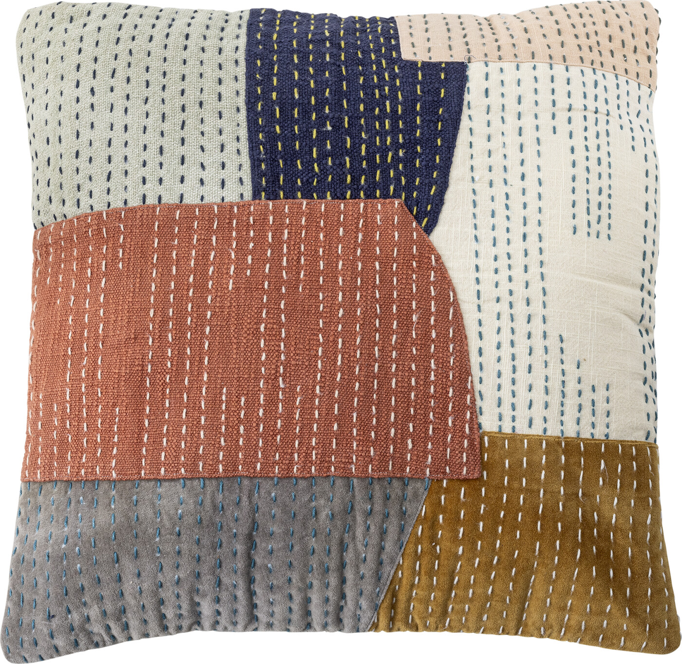 Bloomingville - Montanaro Pude - Orange - Bomuld - 50x50 Cm