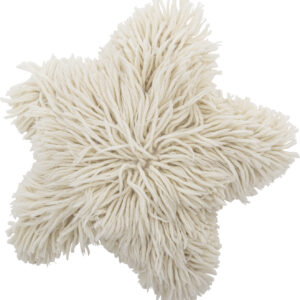 Bloomingville - Star Pude - Natur - Uld - 45x45 Cm