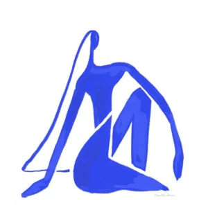 Blue By Casette Bleue Plakat til Stuen