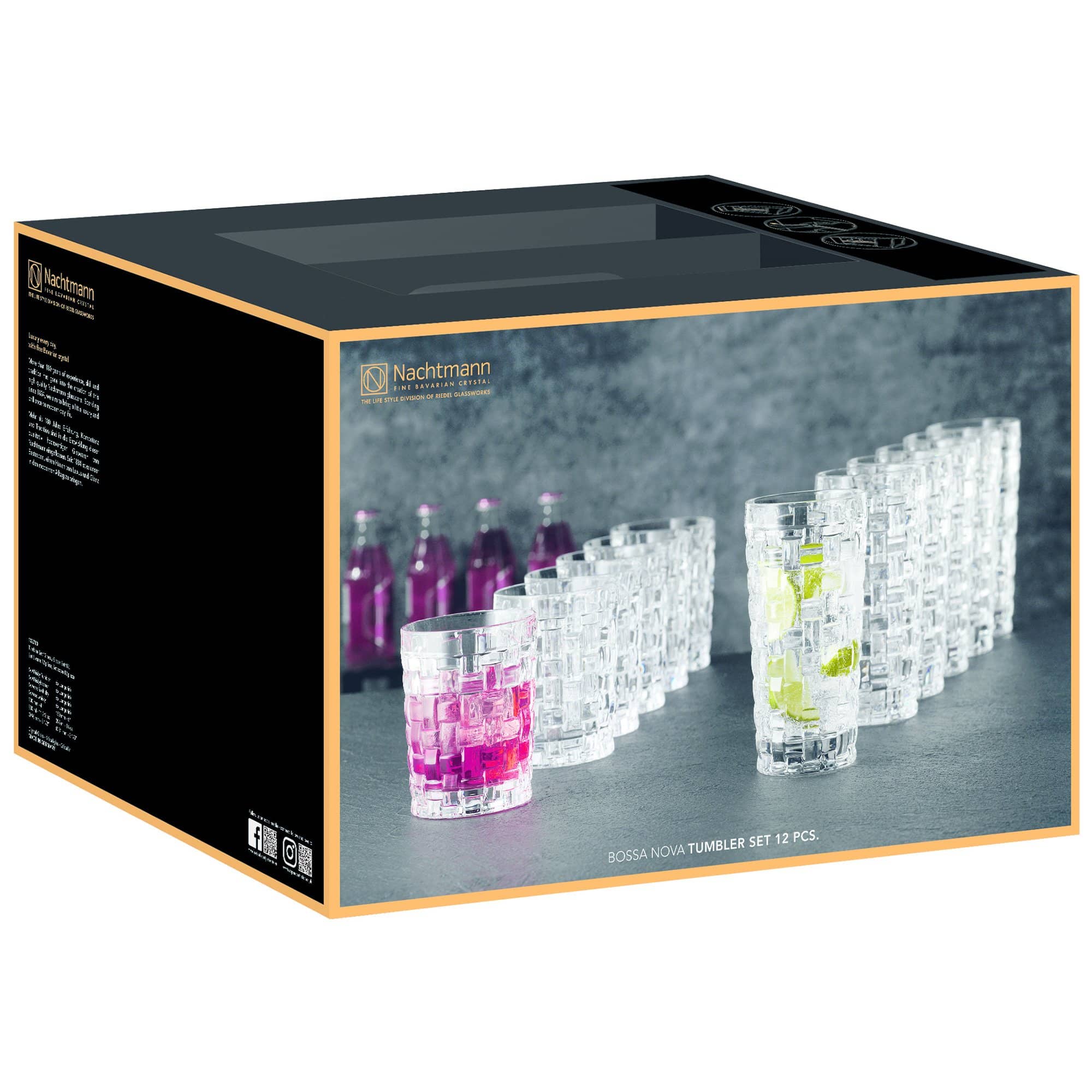 Bossa Nova drikkeglas 12 stk.