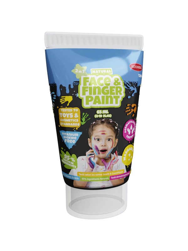 Boti Natural Face & Fingerpaint Tube - Black 65ml