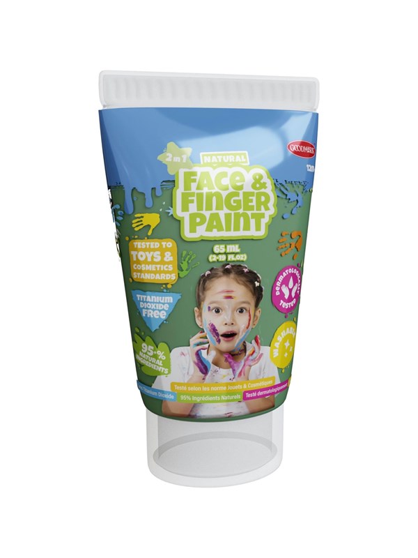 Boti Natural Face & Fingerpaint Tube - Green 65ml