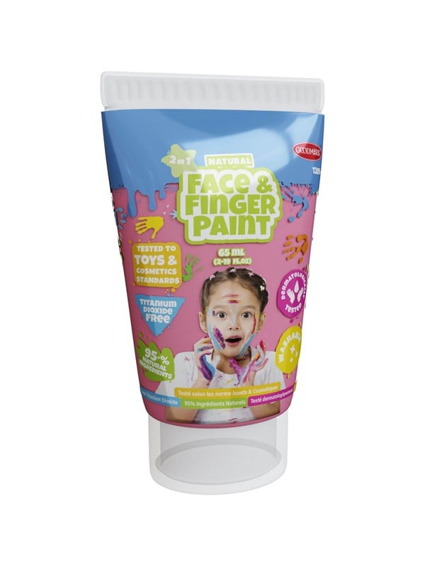 Boti Natural Face & Fingerpaint Tube - Pink 65ml