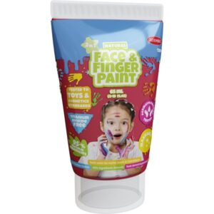 Boti Natural Face & Fingerpaint Tube - Red 65ml