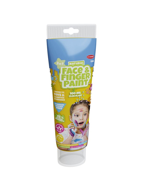 Boti Natural Face & Fingerpaint Tube - Yellow 100ml