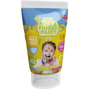 Boti Natural Face & Fingerpaint Tube - Yellow 65ml