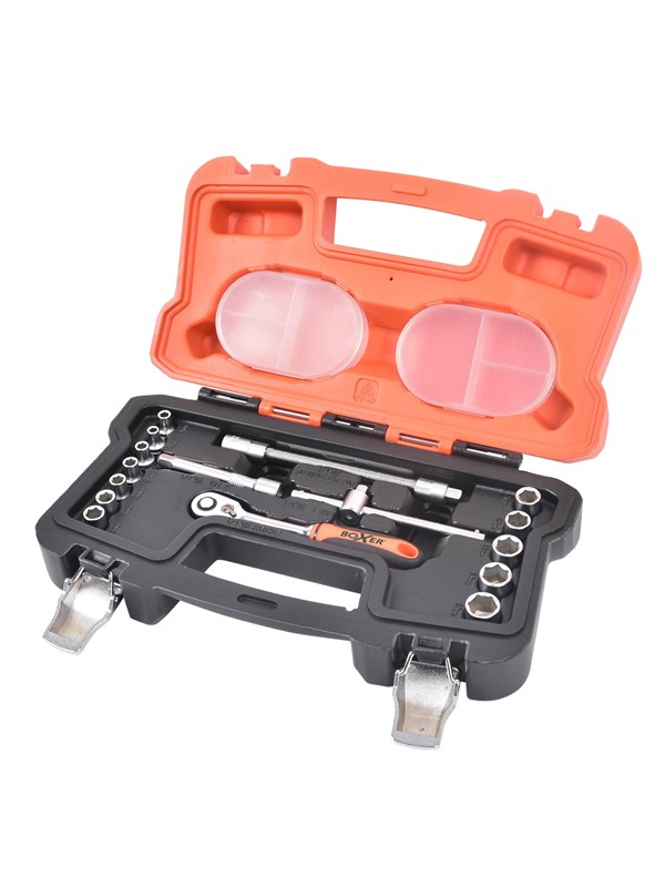 Boxer Topnøglesæt 1/4'' - 16 dele