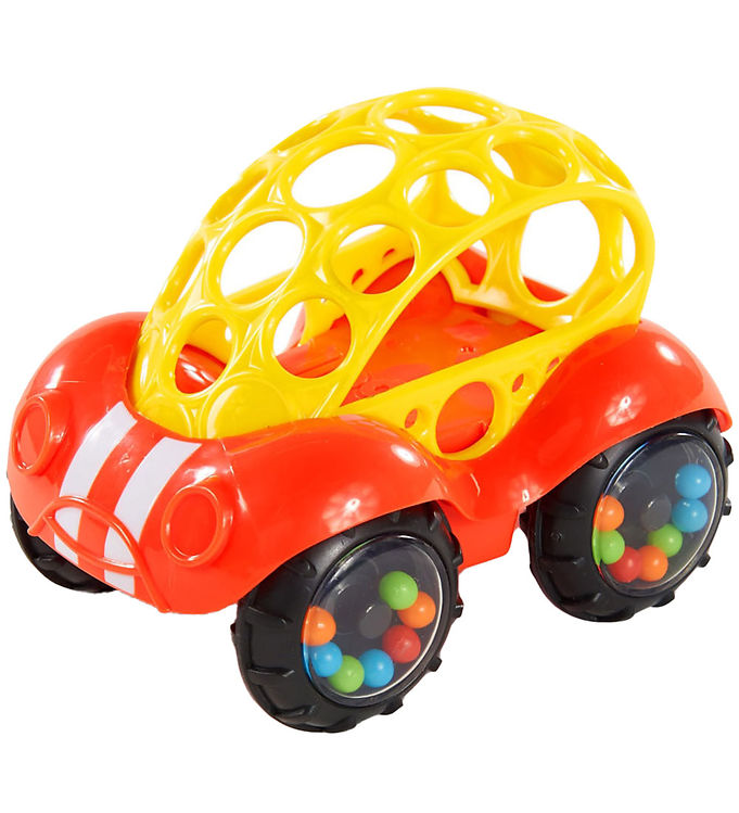 Bright Starts Legetøjsbil - Rattle & Roll Buggie - Rød