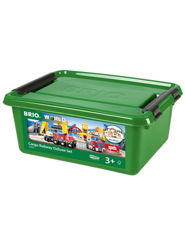 Brio 33097 Togbane i plastkasse, 50 dele