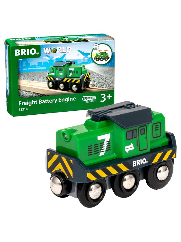 Brio 33214 Fragtlokomotiv, batteridrevet