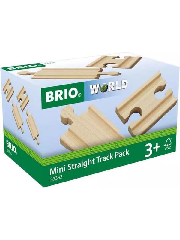 Brio 33393 Lige skinner, mini