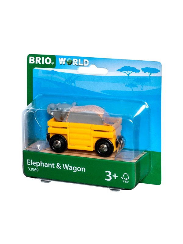 Brio Elefant og vogn