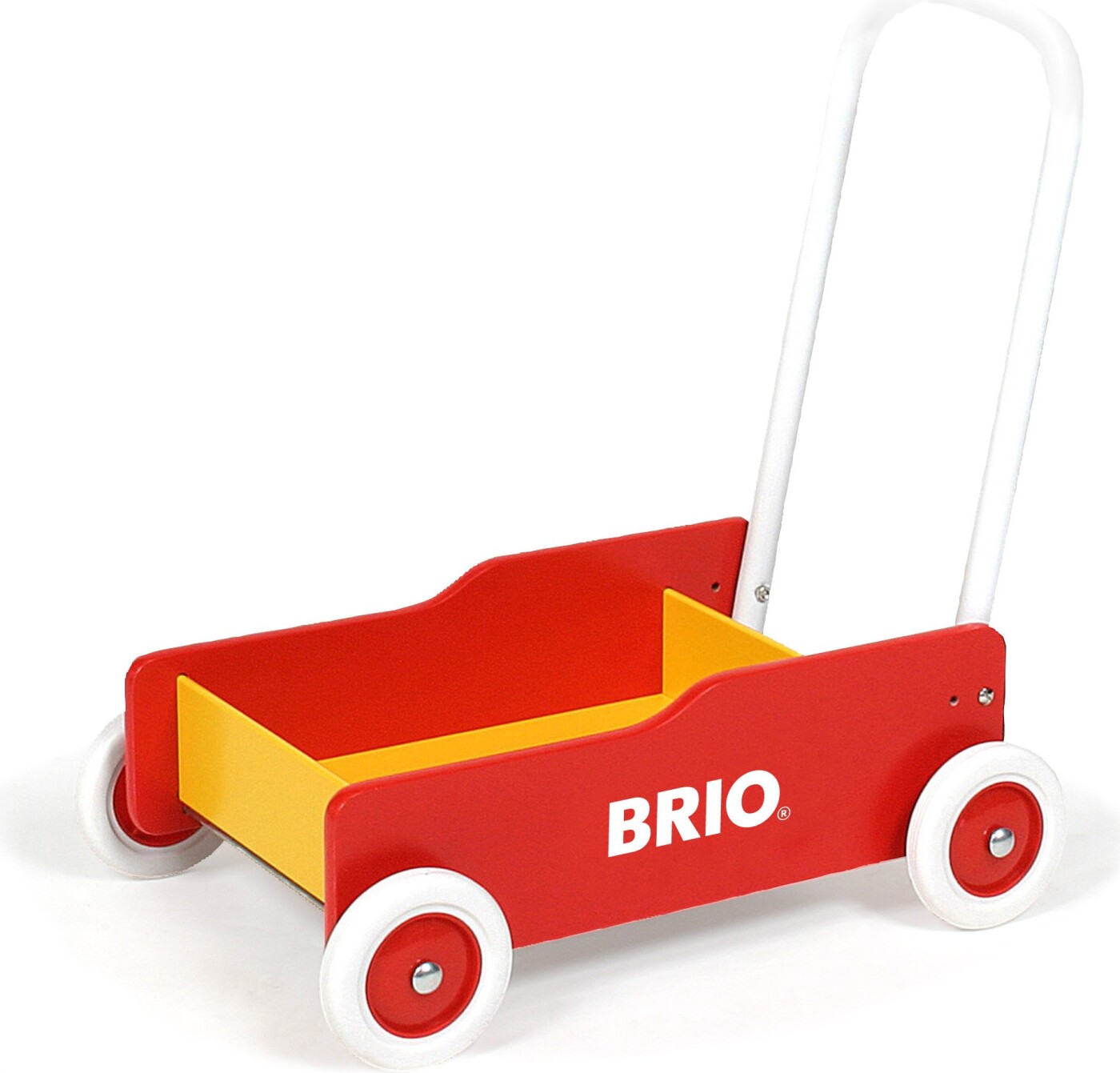 Brio Gåvogn I Træ - Rød