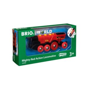 Brio Stort, rødt lokomotiv, B/O